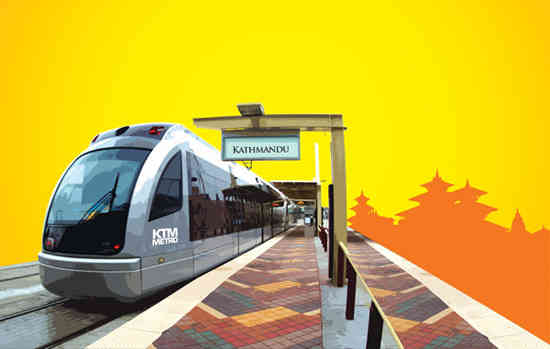 काठमाडौंमा नयाँ मेट्रो रेल परियोजना सुरु